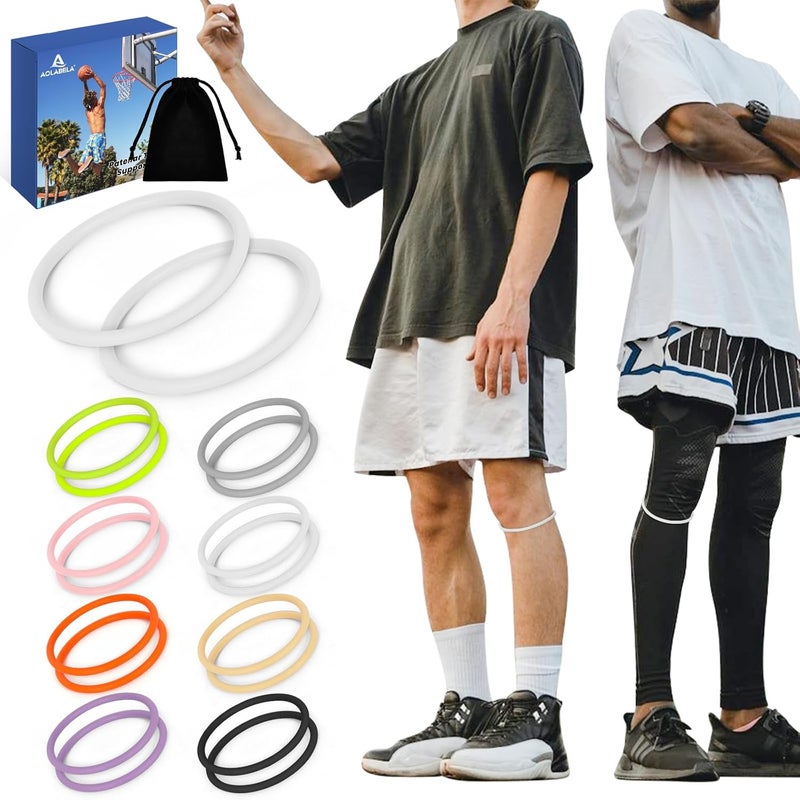 Aolabela 2PCS Patellar Tendon Knee Strap Knee Band for Knee Pain Relief Patella Band for Basketball Running Sports Breathable Patellar Tendon Support Strap - Image 1